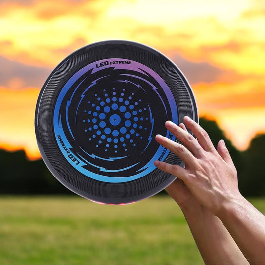 GlowFlight™ – ¡El frisbee brillante para juegos divertidos en la oscuridad!